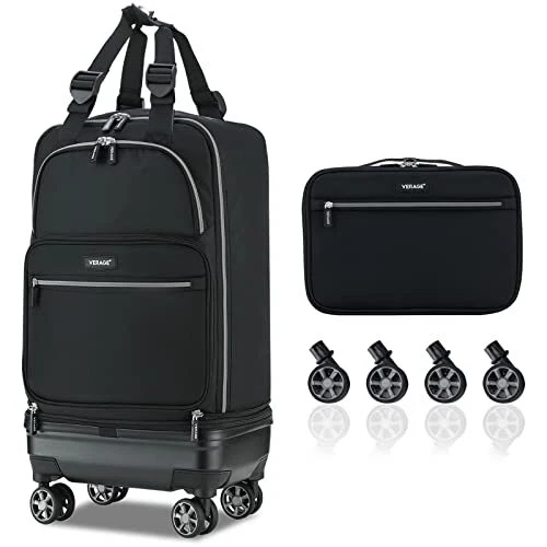 Expandable Foldable Luggage Bag Collapsible Suitcases Rolling Travel Duffel