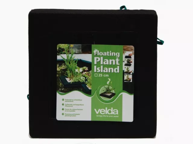 VELDA Floating Plant Island carré île végétale île conductrice Koi 2