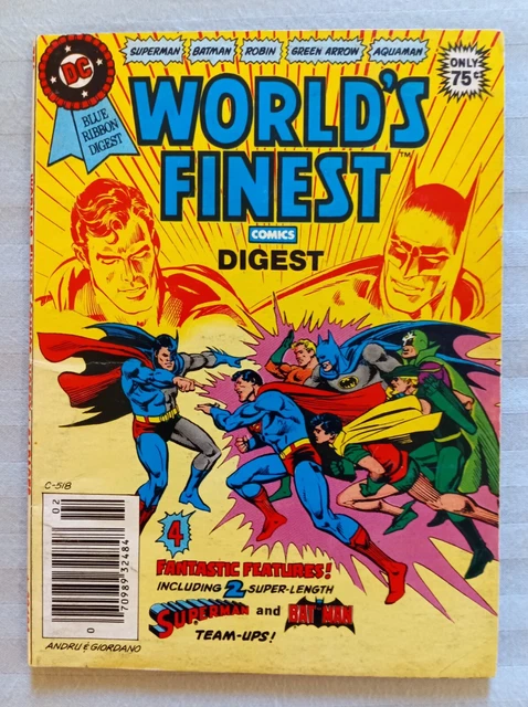 Dc Special Series #23, Dc Blue Ribbon Digest, World's Finest Comics Digest, 1981