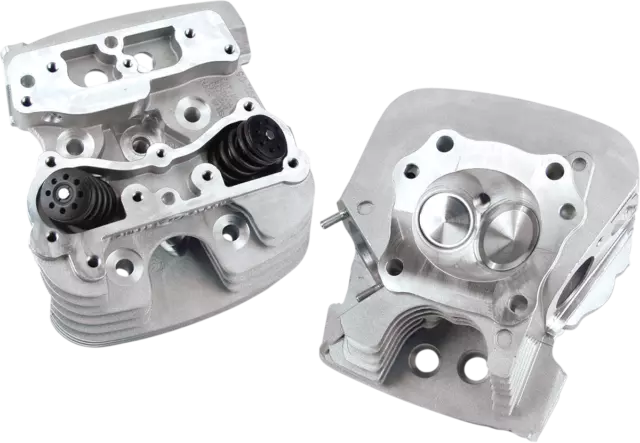 S&S Cycle 106-4270 Super Stock Heads 89Cc Silver Harley Flhr 1450 Road King 2001