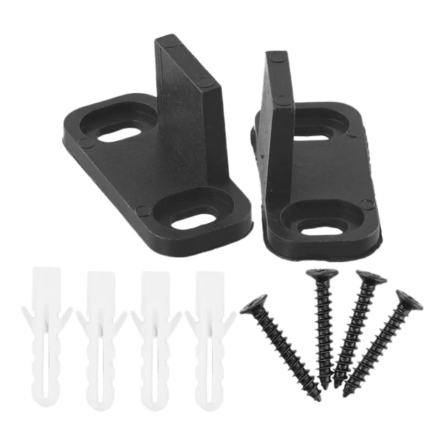2 Pcs Barn Guide 2* 2X，Adjustable 2，Adjustable Bottom Door Floor Stay Roller