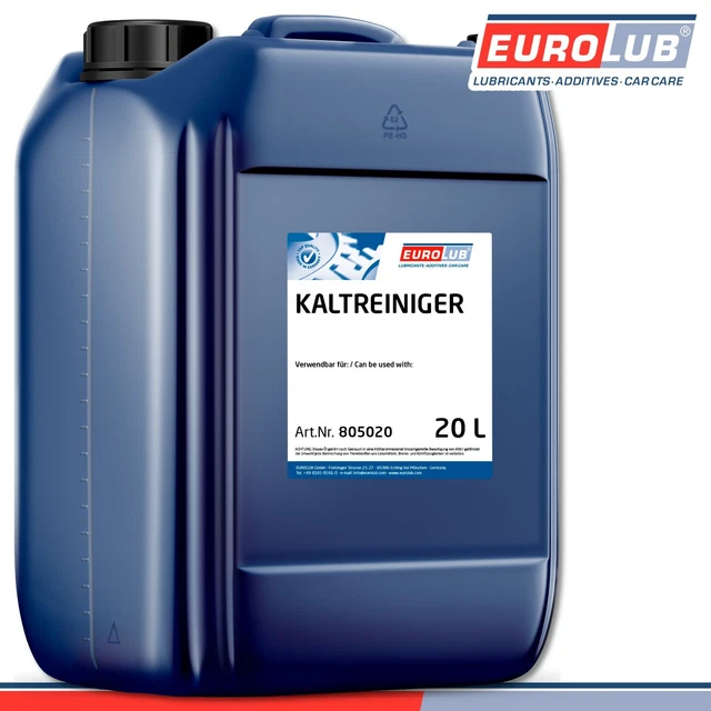 Eurolub 20 L Détergent à Froid