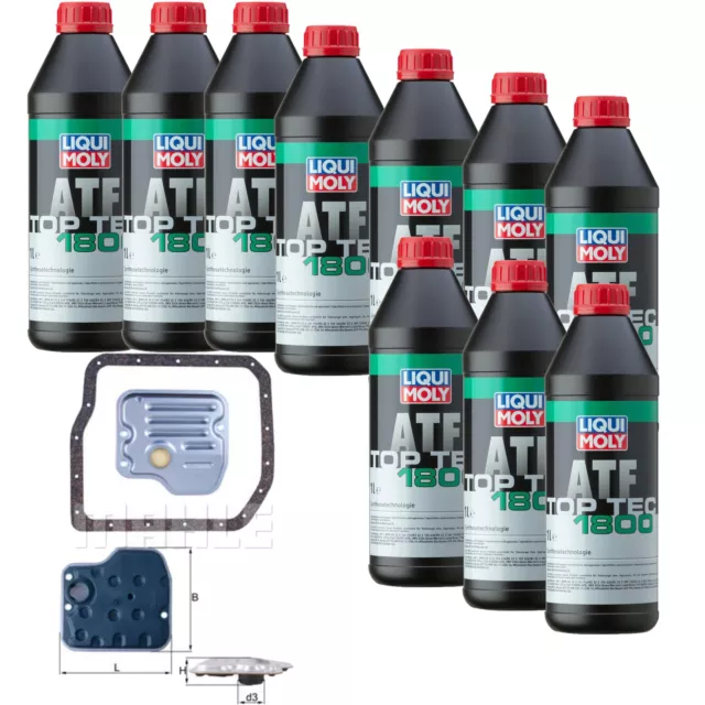 Liqui Moly Top Tec Atf 1800 10L Mahle Filtre à Huile de Transmission pour Lexus