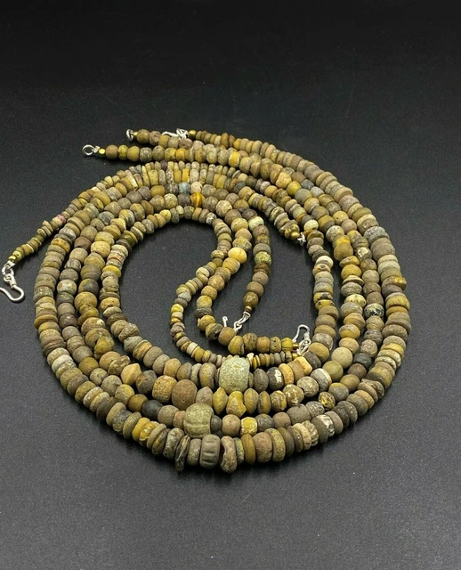 Old Beads Ancient Roman Glass Antiquities Jewelry Necklace