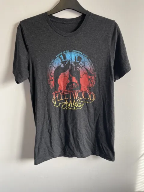 Fleetwood Mac In Concert Penguin T-shirt With Tour Locations And Band Members