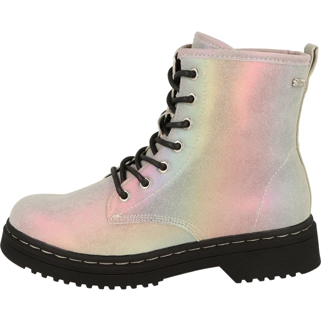 Indigo Fille Chaussures Tex Hiver Bottes Fourrées à Lacets 452-188 Rose Reißv 2