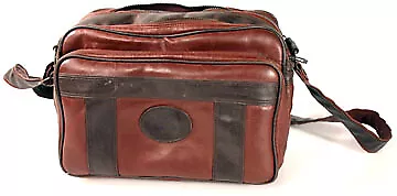 Brown Medium Sized Vintage Camera Gadget Bag