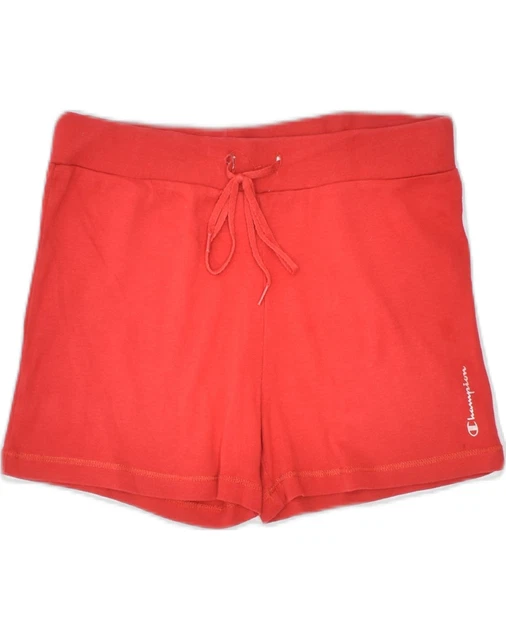 CHAMPION Pantaloncini Sportivi Ragazze XL 13-14 Anni Cotone Rosso JC07