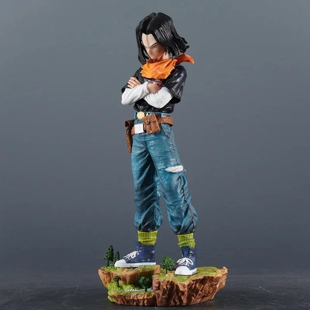 FIGURINE DRAGON BALL Z Gogeta SSJ vs Broly PVC 28 cm Avec Socle