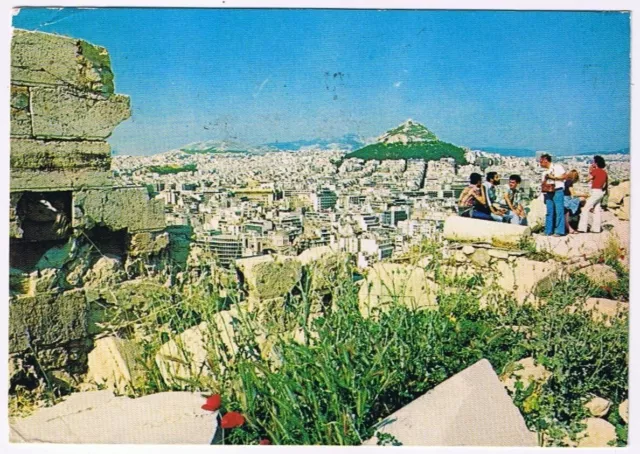 Postcard Athens Partial View Greece