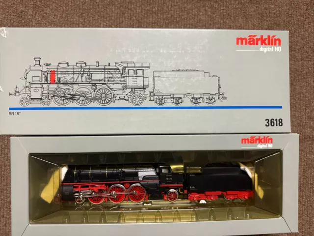 OVP Märklin 3618 Dampflok BR18/4