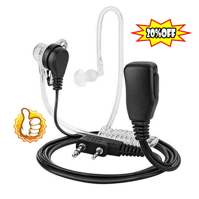 IN EAR EARPIECES MIC Radio Accessories Fit For Kenwood Uv 5r E7H1