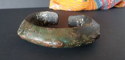 Old Portuguese Bronze Manillas Slave / Trade Bracelet  …beautiful collection pie