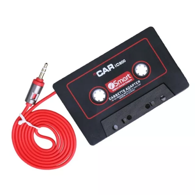 New Car MP3 Audio Cassette Adapter 3.5mm Aux Headphones Connector Player Z44