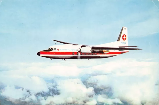 Airline Postcards       N.A.C. Fokker Friendship Jet -Prop