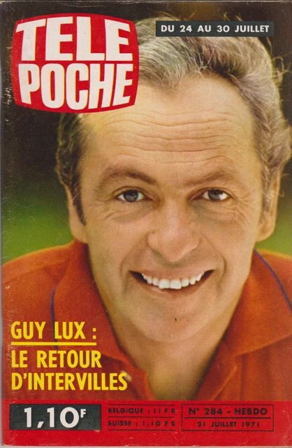 Tele Poche 1971  N° 284  Complet  Guy Lux  Intervilles