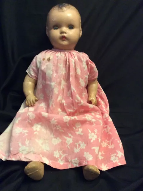 Vintage Horsman Doll 18” Composition /Cloth Body