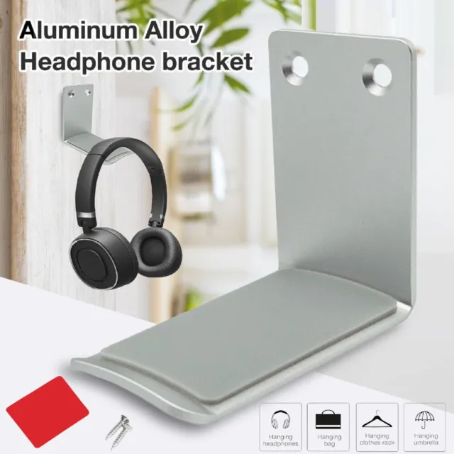 Headphone Hook Holder Hanger, Headset Stand Desk Earphone Wall Display Mount