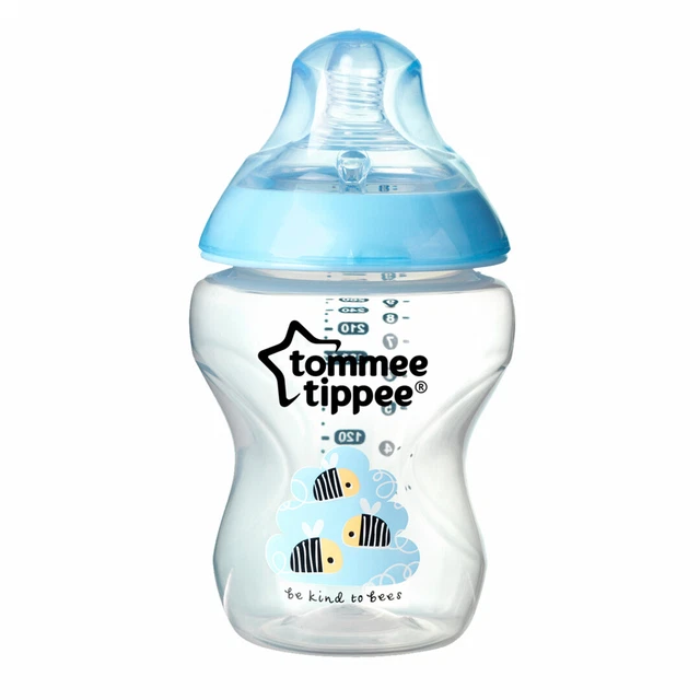 TOMMEE TIPPEE DECORATED feeding bottle 260ml 0m+ PicClick AU