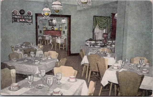 Springfield, Illinois Postcard THE COUNTRY HOUSE RESTAURANT - Kropp Linen Unused