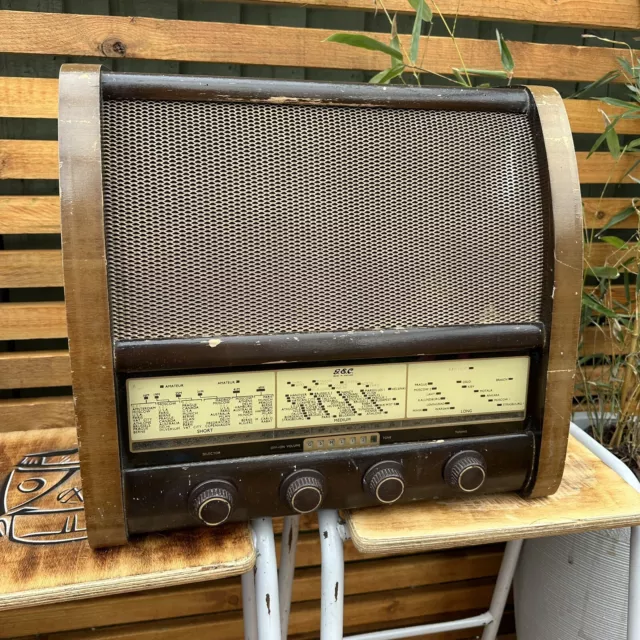 Vintage Valve Radio GEC Model 5839 General Electric Co Ltd.