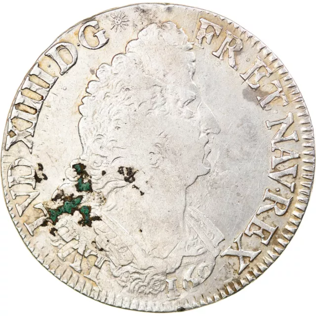 [#865124] Monnaie, France, Louis XIV, Écu aux palmes, Ecu, 1693, Paris, TTB, Arg