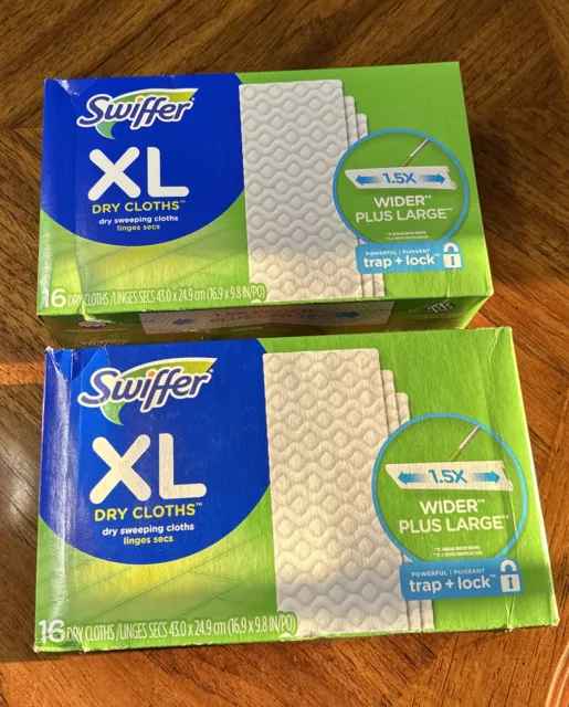 SWIFFER SWEEPER XL Unscented Dry Sweeping Cloth Refills (16-Count