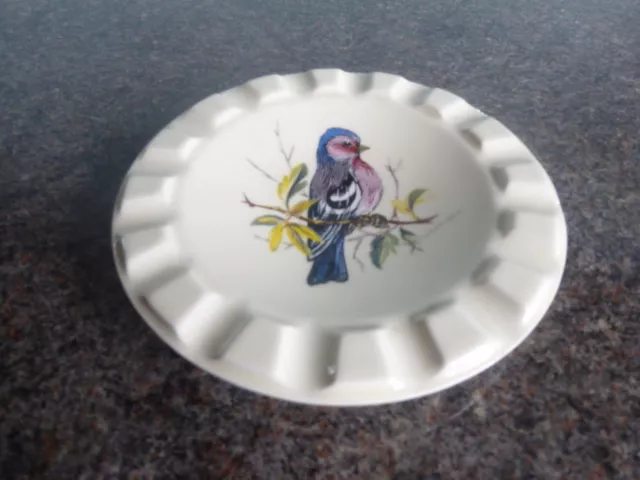 Brixham Pottery - Bird Design - Small Dish / Ash Tray