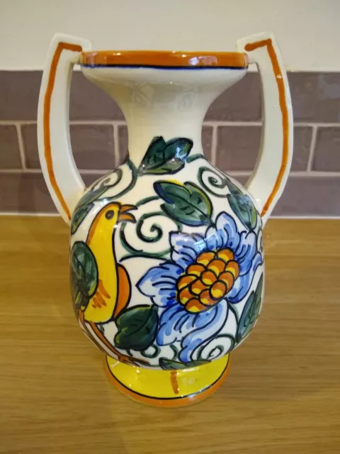 Vintage beautiful Spanish or Italian urn type vase. used. Lovely.