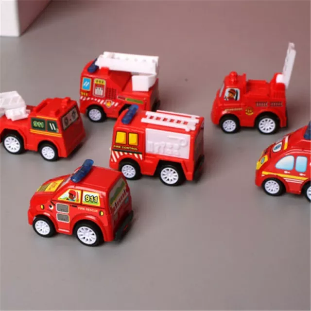 6Pcs/Set Toy Cars Pull Back and Go Kids 1/2/3 Years Vehicles for Baby Gifts