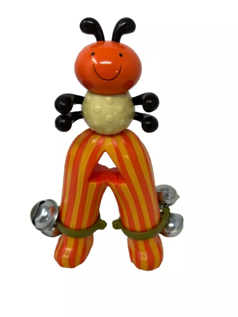 Battat Ant Rattle Bells Musical Instrument Baby Noise Maker Toy Insect Bug