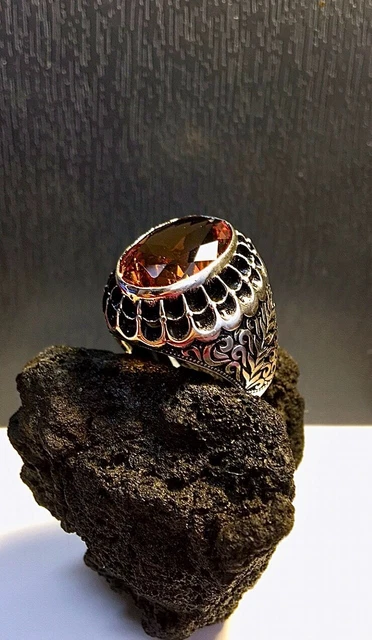 925 Sterling Silver Men Ring Zultanit Extraordinary Unique Jewelry Hot Sale 2023