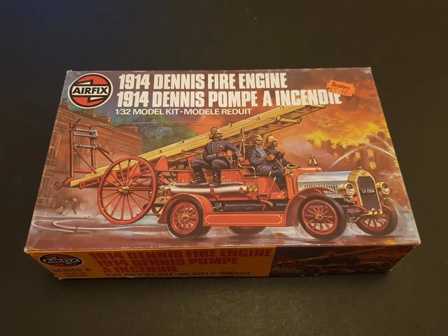 AIRFIX 1914 DENNIS Fire Engine 1:32 Scale Model Kit - 06442-8 ...
