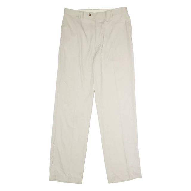 JACK NICKLAUS PERFORMANCE Golf Chino Mens Trousers Beige Straight