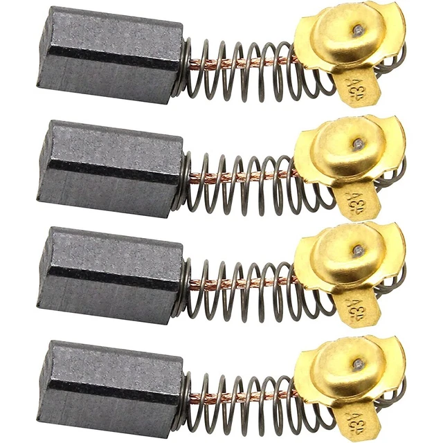 4 pz Spazzole in carbonio 7*11*18 mm Strumenti di taglio per lavorazione del legno Accessori motore