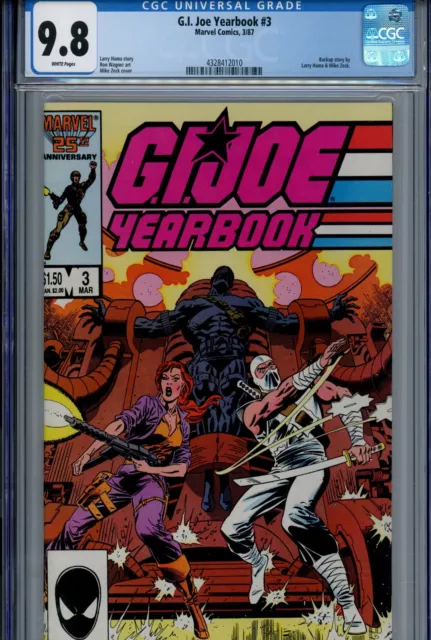 G.I. Joe Yearbook #3 Marvel CGC 9.8 NM/M (1987)