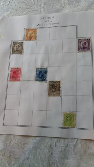 Old Serbia Stamps