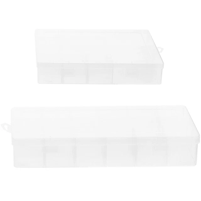 Caja de almacenamiento de accesorios para juegos de mesa 2 piezas baratija versátil hallazgos de joyería