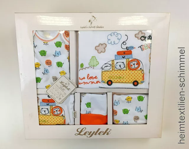 LEYLEK® Babybekleidung Baby Erstausstattung Babykleidung Strampler Kleidung SET