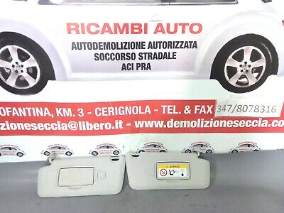RICAMBIAUTO Coppia PANTINE Parasole Fiat 500 F/L/R Auto dEpoca DX=SX 