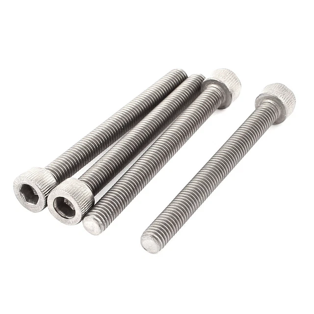 55 mm lungo M5 in acciaio INOX, viti a testa esagonale a brugola bulloni 4 pz