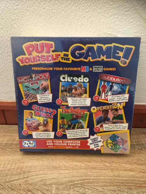 Put Yourself In The Game - MB Parker Games Perisonalise your favourite game NEW