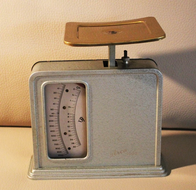 Alte mechanische Waage Briefwaage Arca 1000 - 50er Jahre Vintage