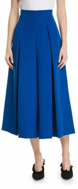 NWT Authentic Milly Italian Cady Culotte Blue Pant Size 4