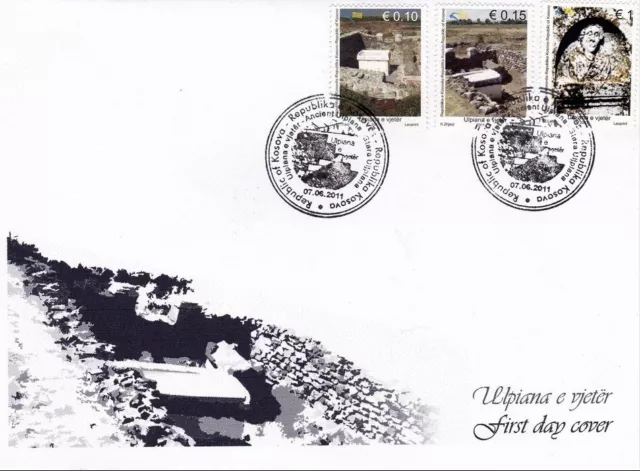 Kosovo Stamps 2011. Archeology - Ancient Ulpiana. FDC MNH