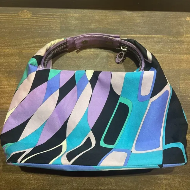 Emilio Pucci Tote Bag Handbag Multicolor Size H:15cm×W:28cm×D:10cm Authentic