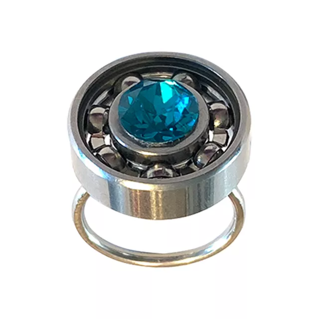 Mini Roller Derby Skate Bearing Ring with Your Choice of Crystal