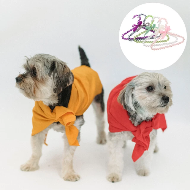 5pcs Pet Costume Cintres Petits Vêtements Cintres Garde-robe Cintre
