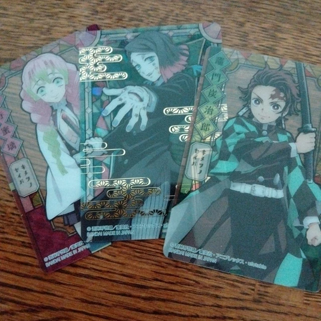 DEMON SLAYER STAINED Glass Card Pack Ver. Tanjiro Kamado Kanroji 31.91
