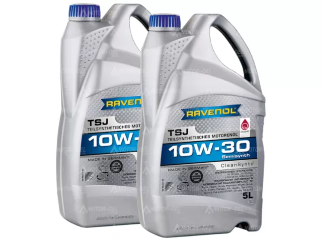 10 (2x5) Liter RAVENOL TSJ SAE 10W-30 Motoröl